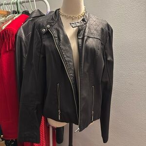 New York & Co Leather Jacket